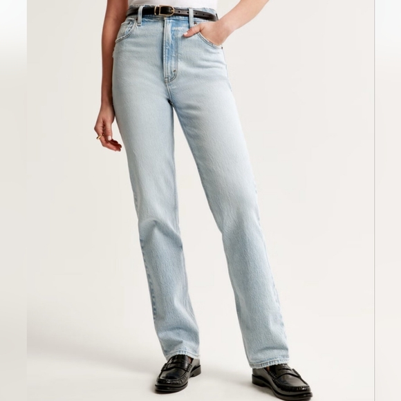 Abercrombie & Fitch Denim - Abercombie & Fitch The 90s Straight, Ultra High Rise, Size 25